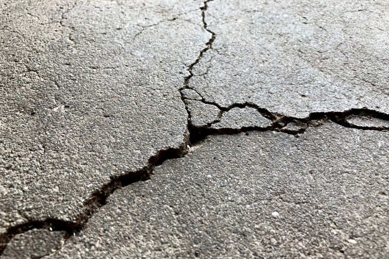 Cracked Concrete Surface